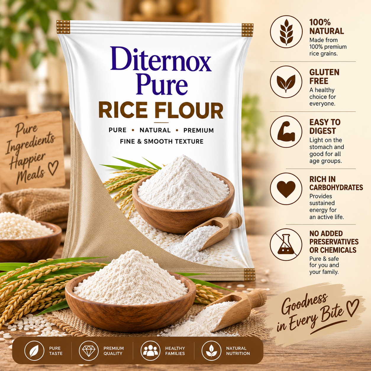 Rice Flour (Chawal Atta) - Image 2